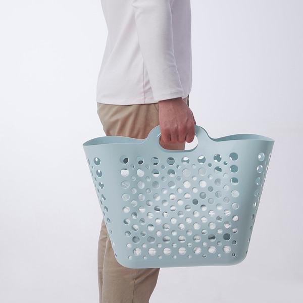 [IKEA/イケア/通販]SLIBB スリッブフレキシブルランドリーバスケット, ブルー,24 l[D](10567766) |  | 04