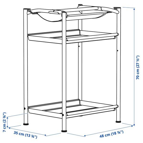 [IKEA/イケア/通販]SPAND スペンドテーブル用脚 収納付き, ブラック[DC](10569534) |  | 01