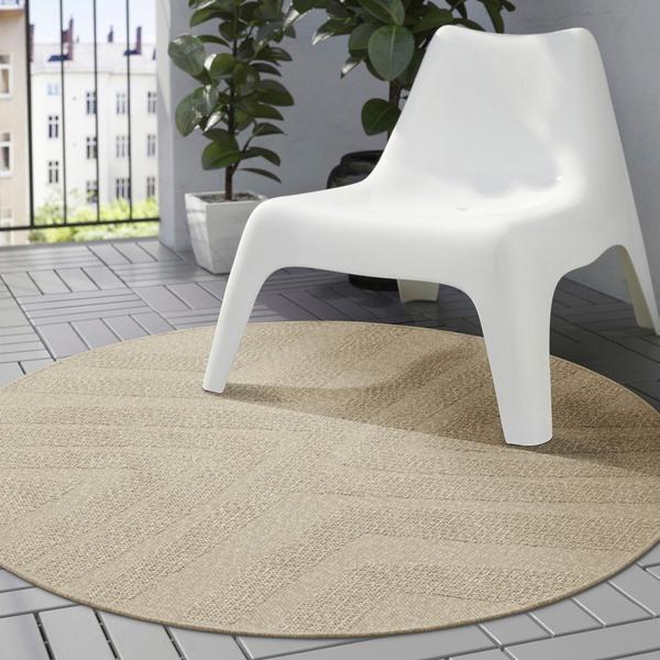 [IKEA/イケア/通販]FULLMAKT フルマクトラグ 平織り、室内/屋外用, ベージュ/メランジ,130 cm[E](10573121) |  | 01
