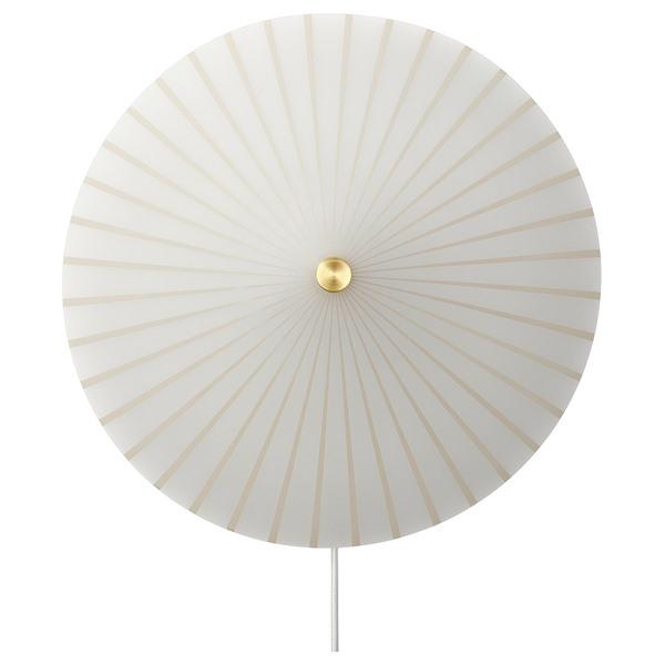 [IKEA/イケア/通販]RORKULT ロールクルトウォールランプ, ストライプ模様/ホワイト ガラス,35 cm[C](10575441) | 