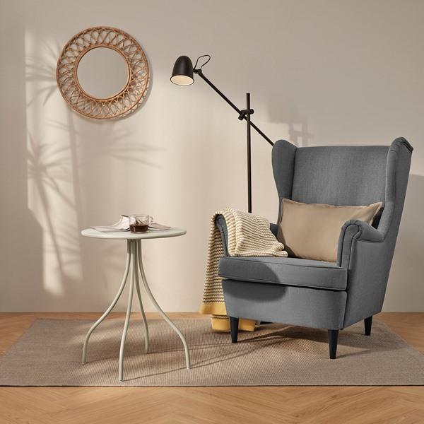 [IKEA/イケア/通販]TANEBRO トーネブロサイドテーブル, 室内/屋外用/ライトグレーベージュ,46 cm[D](10578977) |  | 02