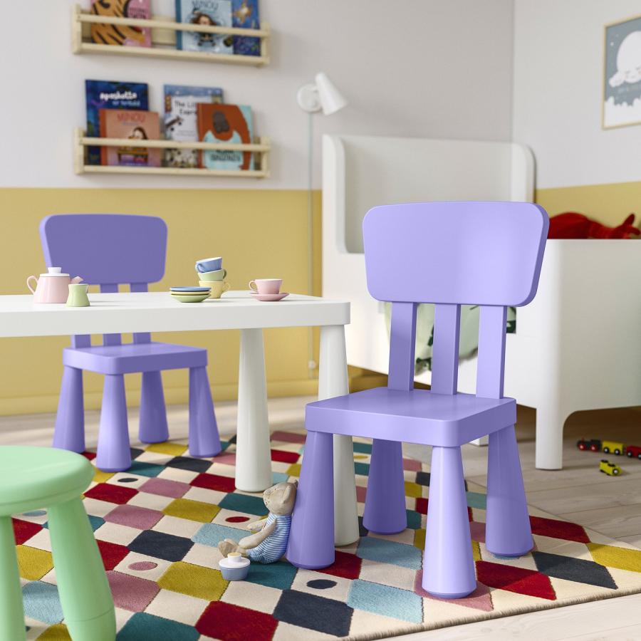 [IKEA/イケア/通販]MAMMUT マンムット 子ども用チェア, 室内/屋外用/ライラック[C](10581989) |  | 03