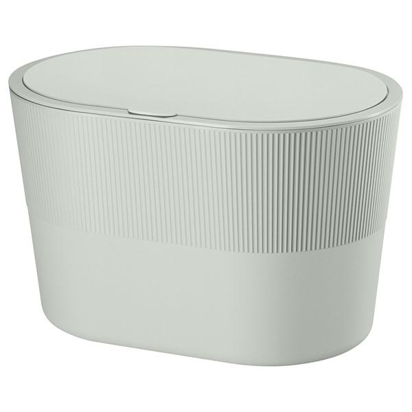 [IKEA/イケア/通販]KINNASJO シンナショーゴミ箱, ふた付き 粘着式/グリーン,4 l[AA](10594623) | 