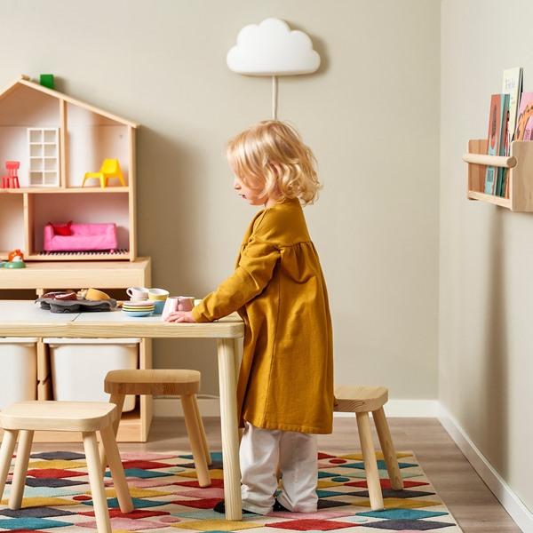[IKEA/イケア/通販]FLISAT フリサット子ども用スツール, パイン材[B](10596537) |  | 03