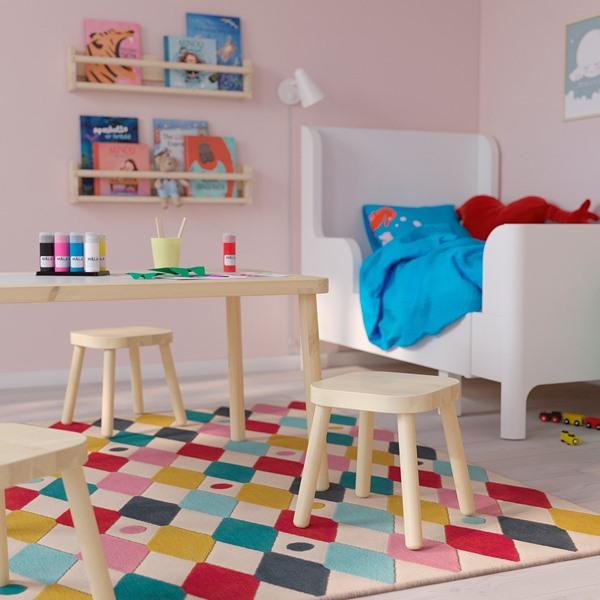 [IKEA/イケア/通販]FLISAT フリサット子ども用スツール, パイン材[B](10596537) |  | 04