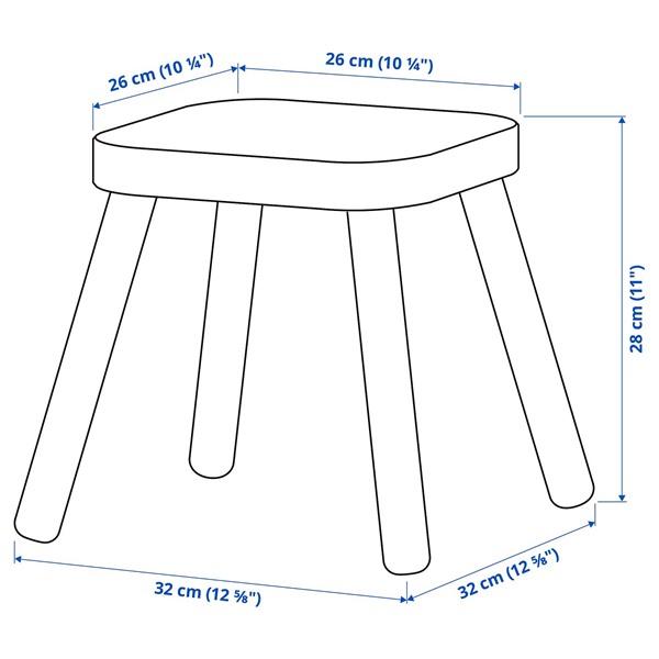 [IKEA/イケア/通販]FLISAT フリサット子ども用スツール, パイン材[B](10596537) |  | 06