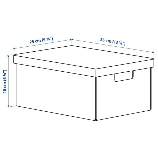[IKEA/イケア/通販]FJADERHARV フィェデルハルヴ収納ボックス ふた付き, ホワイト,25x35x16 cm[B](10596924) |  | 07