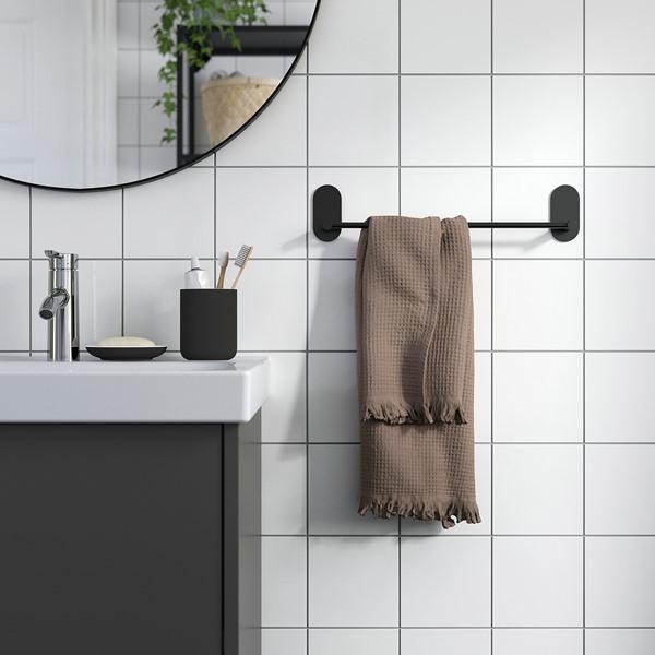 [IKEA/イケア/通販]SKOGHALL スコグハルタオルレール 接着シール付き, ブラック,43x6 cm[A](10598640) |  | 01