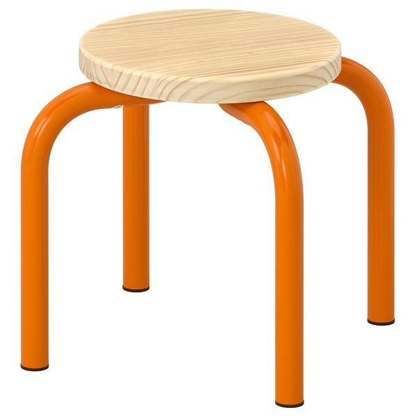 [IKEA/イケア/通販]GREJSIMOJS グレイシモイス子ども用スツール, 木製/オレンジ[C](10598975) | 