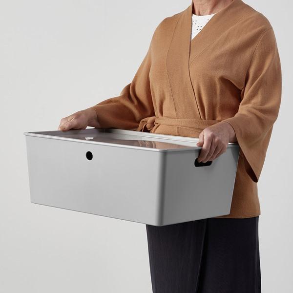 [IKEA/イケア/通販]KUGGIS クッギスボックス, ライトグレー,37x54x21 cm[D](10599159) |  | 04