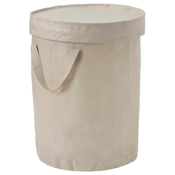 [IKEA/イケア/通販]DIMPA ディムパ分別バッグ ふた付き, ライトグレーベージュ,50 l[C](10601435) | 