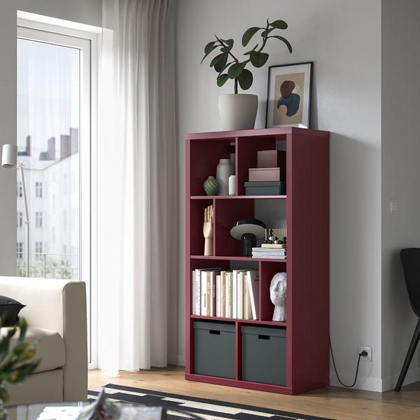 [IKEA/イケア/通販]KALLAX カラックスシェルフユニット, ブラウンレッド,147x39x77 cm[I](10604151) |  | 01