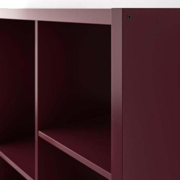 [IKEA/イケア/通販]KALLAX カラックスシェルフユニット, ブラウンレッド,147x39x77 cm[I](10604151) |  | 03