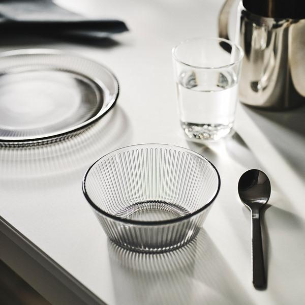 [IKEA/イケア/通販]HAVSGADDA ハーヴスゲッダボウル, ストライプ模様/グレー,12 cm[A](10607404) |  | 01