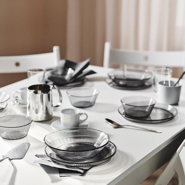 [IKEA/イケア/通販]HAVSGADDA ハーヴスゲッダボウル, ストライプ模様/グレー,12 cm[A](10607404) |  | 03