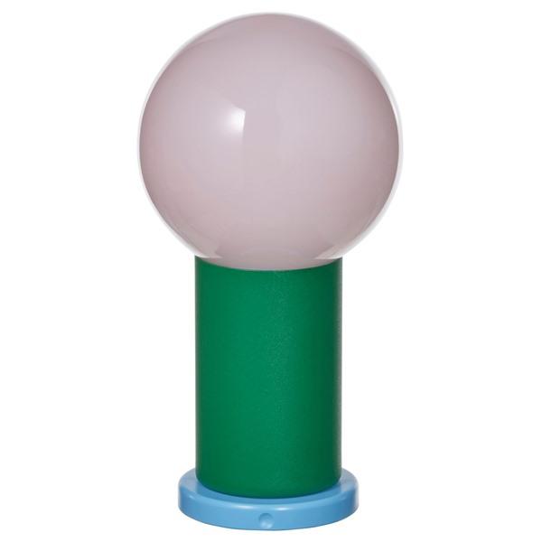 [IKEA/イケア/通販]IKEA PS 2026 LEDポータブルランプ, 電池式 調光可能/グリーン ライトピンク, 22 cm[A](10608564) | 
