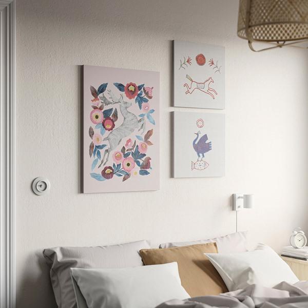 [IKEA/イケア/通販]PJATTERYD プィエッテリードアート, 森のおとぎ話,50x70 cm[D](10614131) |  | 03