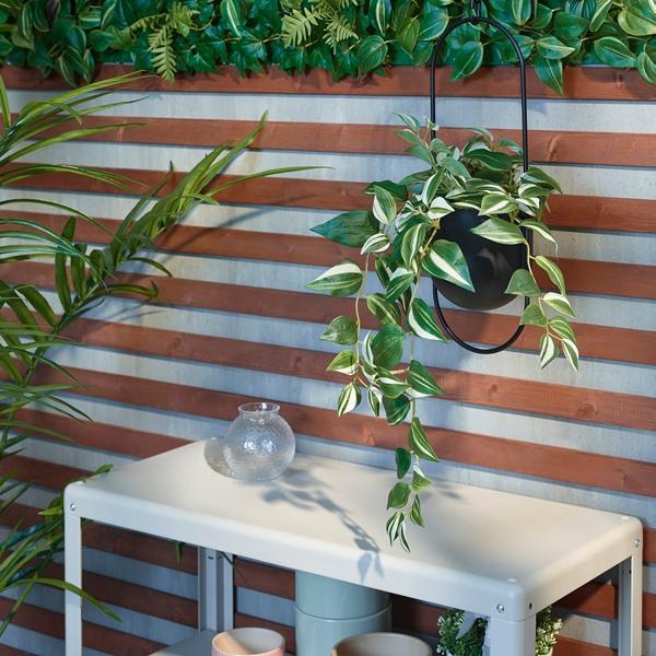 [IKEA/イケア/通販]FEJKA フェイカ人工観葉植物, 室内/屋外用/トラデスカンチア・ゼブリナ,12 cm[E](10615239) |  | 02