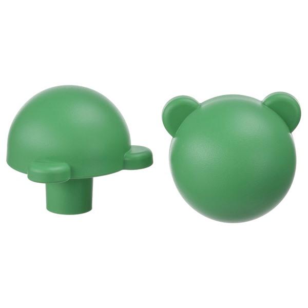[IKEA/イケア/通販]GREJSIMOJS グレイシモイスノブ, グリーン/クマ,38 mm[A](10617417) | 