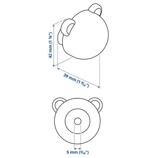 [IKEA/イケア/通販]GREJSIMOJS グレイシモイスノブ, グリーン/クマ,38 mm[A](10617417) |  | 04