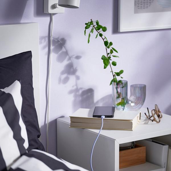[IKEA/イケア/通販]SITTBRUNN シットブルンUSB-A - USB-C, ライラック,1.0 m[A](10619303) |  | 02