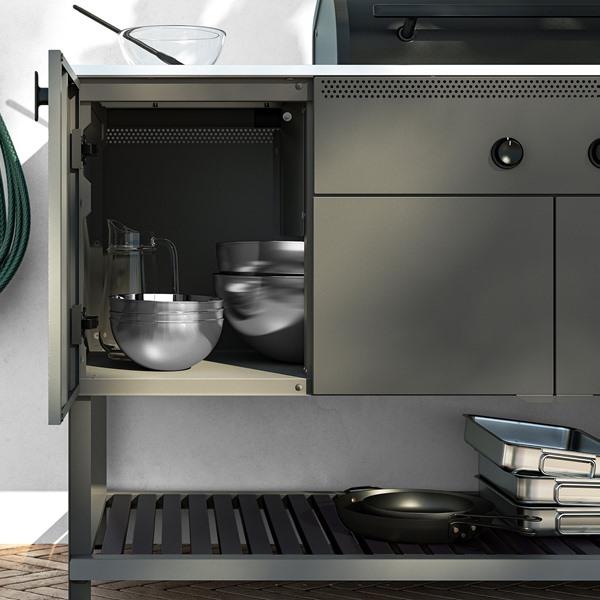 [IKEA/イケア/通販]BATSKAR ボートシェール炭火焼きバーベキューグリル, 屋外用/ダークグレー,120x60 cm[K](10623239) |  | 02