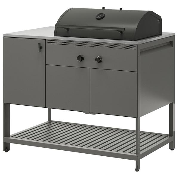[IKEA/イケア/通販]BATSKAR ボートシェール炭火焼きバーベキューグリル, 屋外用/ダークグレー,120x60 cm[K](10623239) |  | 06