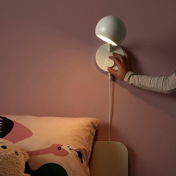 [IKEA/イケア/通販]KORVSNORE コルブスノーレLEDウォールランプ, 調光可能/ホワイト[B](10626271) |  | 02