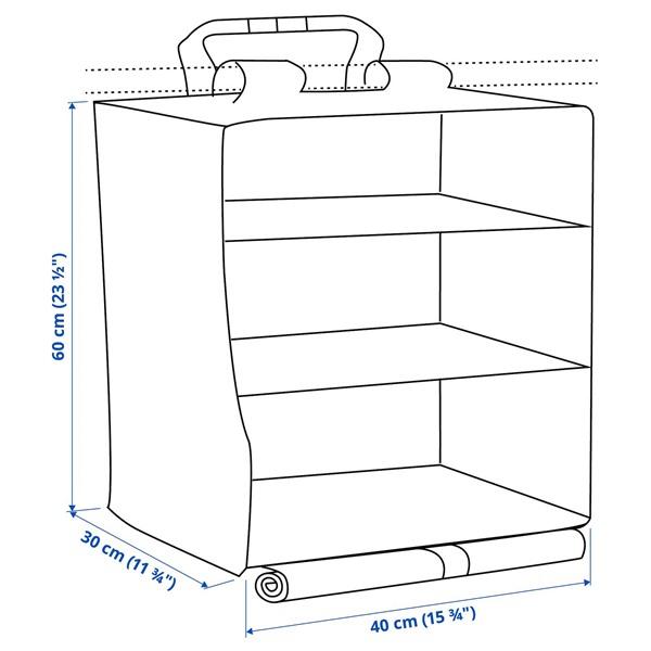 [IKEA/イケア/通販]KOMPISHANG コンピスヘングハンギング収納 3段, グリーン,40x30x66 cm[C](10628784) |  | 05