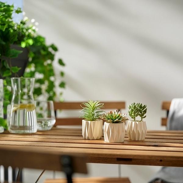 [IKEA/イケア/通販]FEJKA フェイカ人工観葉植物3点セット, 室内/屋外用 多肉植物[A](10630065) |  | 02