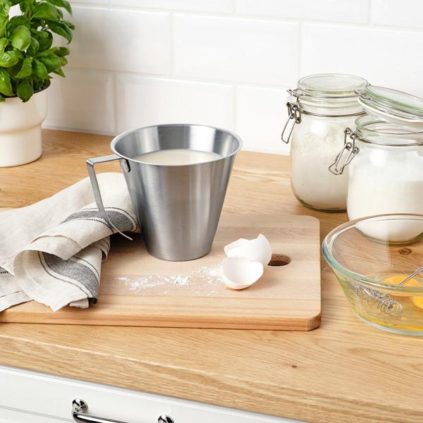 【IKEA/イケア/通販】IDEALISK イディアーリスク 計量カップ, 目盛付き/ステンレススチール,…[A](00174463) |  | 03