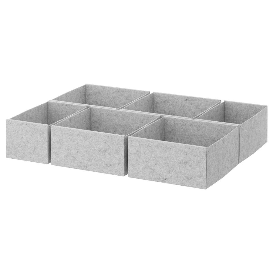 [IKEA/イケア/通販]KOMPLEMENT コムプレメント ボックス6点セット, ライトグレー, 65x54 cm[3](19260842) | 