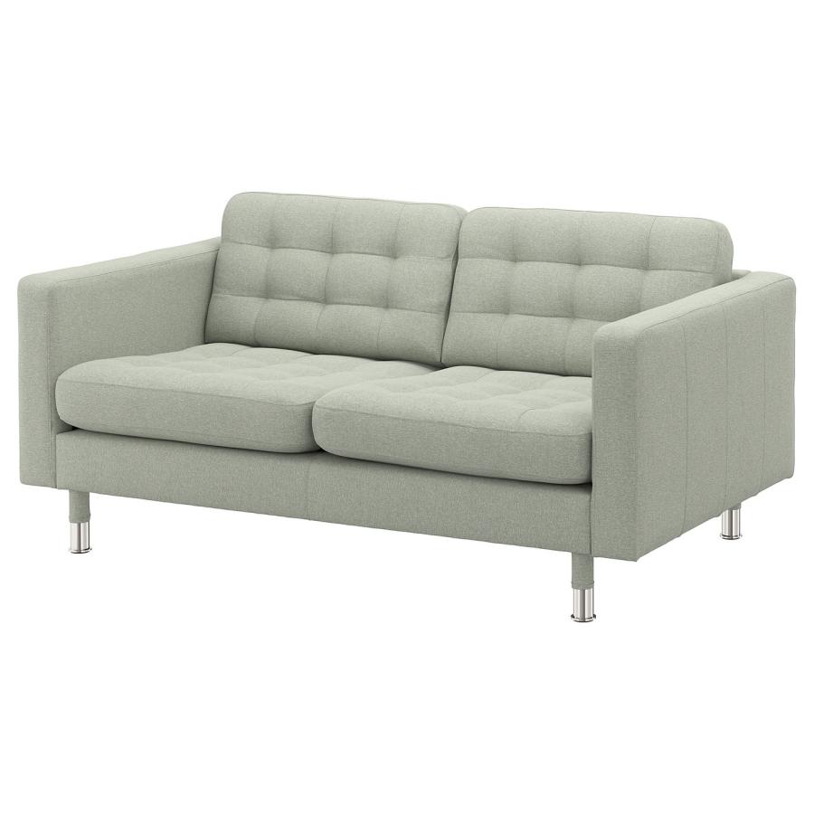 [IKEA/イケア/通販]LANDSKRONA ランズクローナ 2人掛けソファ, グンナレド ライトグリーン/メタル[LA](19270285) | 