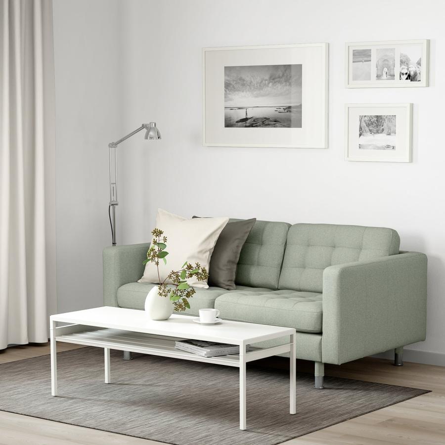 [IKEA/イケア/通販]LANDSKRONA ランズクローナ 2人掛けソファ, グンナレド ライトグリーン/メタル[LA](19270285) |  | 01