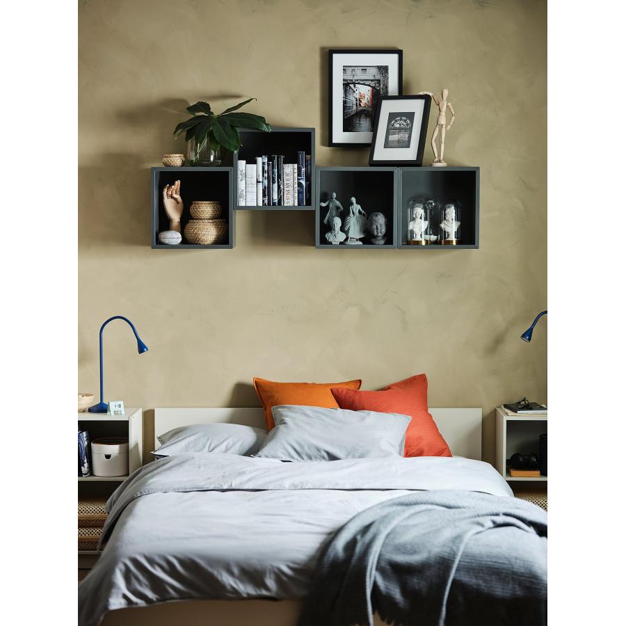 [IKEA/イケア/通販]EKET エーケト 壁取り付け式シェルフユニット, ダークグレー, 35x25x35 cm[CA](19285828) |  | 02
