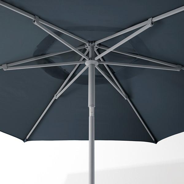 【IKEA/イケア/通販】KUGGO クッゴー / LINDOJA リンドヤ パラソル 土台付, ブルー/グリトー ダークグレー,…[3](19291443) |  | 02