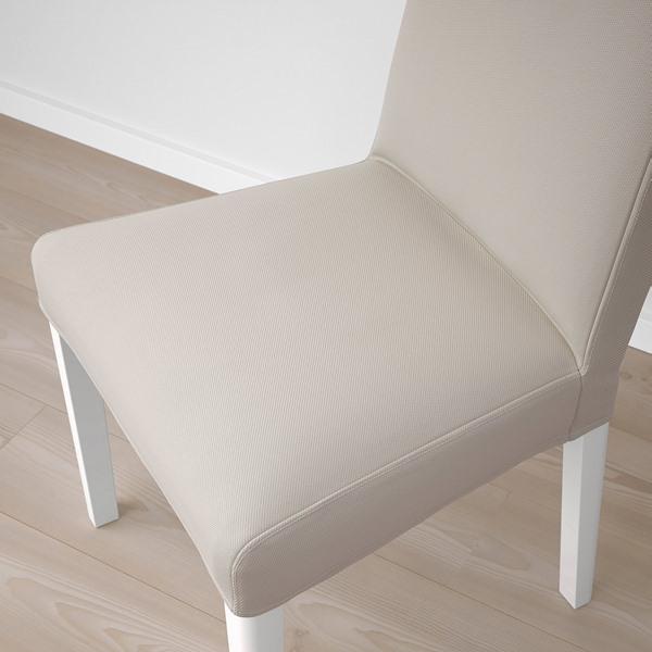 [IKEA/イケア/通販]BERGMUND ベリムンド チェア, ホワイト/ハーラルプ ベージュ[CA](19388077) |  | 03