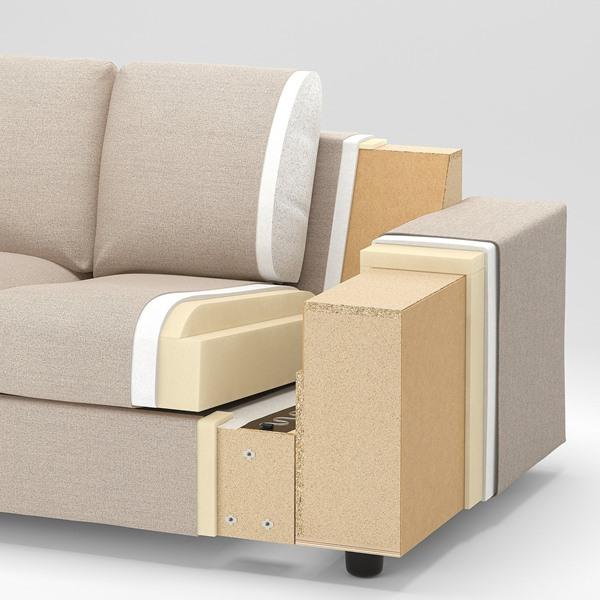 [IKEA/イケア/通販]VIMLE ヴィムレ コーナーソファ、5人掛け, ワイドアームレスト付き/グンナレド ミディアムグレー[10](19401804) |  | 03
