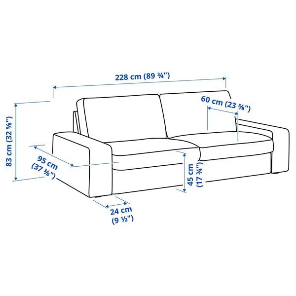 [IKEA/イケア/通販]KIVIK シーヴィク 3人掛けソファ, ケーリンゲ グレーターコイズ[3](19443050) |  | 04