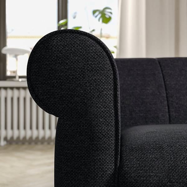 [IKEA/イケア/通販]VISKAFORS ヴィスカフォルス 3人掛けソファ, レイデ チャコール/バーチ[3](19443328) |  | 02