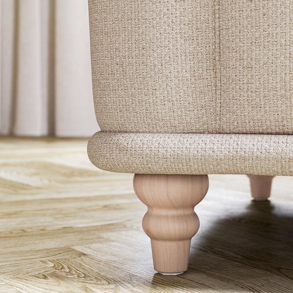 [IKEA/イケア/通販]VISKAFORS ヴィスカフォルス 3人掛けソファ, レイデ ライトベージュ/バーチ[3](19443333) |  | 03