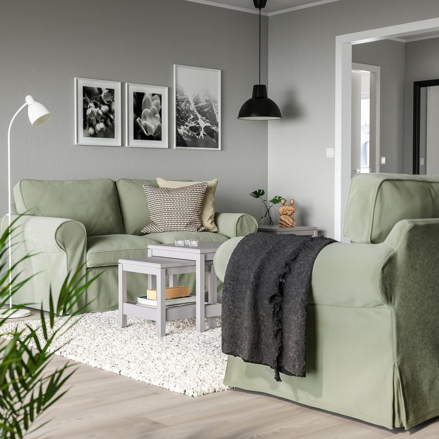 [IKEA/イケア/通販]EKTORP エークトルプ 2人掛けソファ, ハーケボ グレーグリーン[ID](19509017) |  | 01