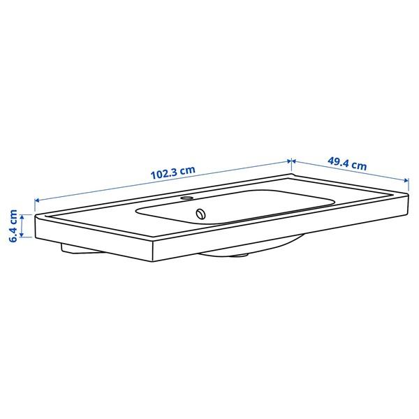 [IKEA/イケア/通販]ORRSJON オルショーン洗面ボウル 排水トラップ付き, ホワイト,102x49 cm[HC](19527672) |  | 02