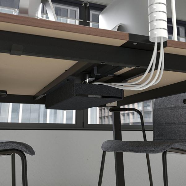 [IKEA/イケア/通販]MITTZON ミッツォーン会議用テーブル, ウォールナット材突き板/ブラック,140x108x75 cm[4](19533423) |  | 05