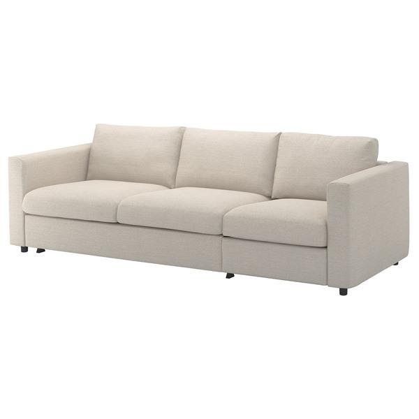 [IKEA/イケア/通販]VIMLE ヴィムレ3人掛けソファベッド, グンナレド ベージュ[10](19545237) | 
