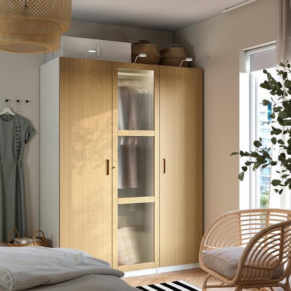 [IKEA/イケア/通販]PAX パックス / TONSTAD トンスタードワードローブコンビネーション, ホワイト/オ……[22](19549037) |  | 01
