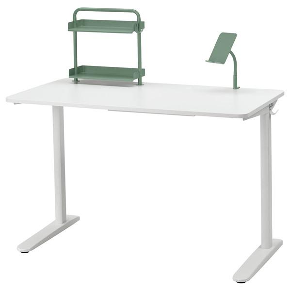 [IKEA/イケア/通販]RELATERA レラテラデスクコンビネーション, ホワイト/ライトグレーグリーン,117x60 cm[4](19560096) | 