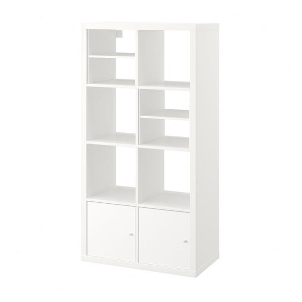 [IKEA/イケア/通販]KALLAX カラックスシェルフユニット, 扉2枚付き/シェルフインサート2個付き ホワ……[5](19575984) |  | 02