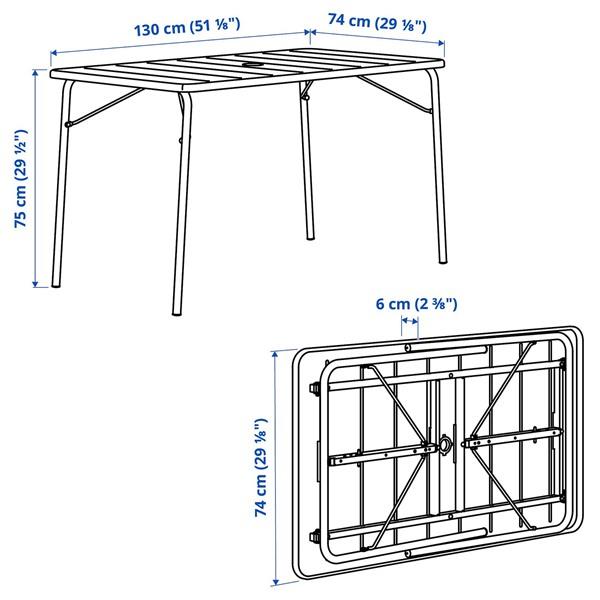 [IKEA/イケア/通販]TORPARO トルパローテーブル＋折りたたみチェア4 屋外用, ホワイト/ホワイト,130x74 cm[5](19582121) |  | 02