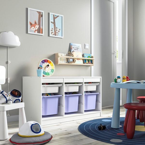 [IKEA/イケア/通販]TROFAST トロファスト収納コンビネーション, ホワイト ホワイト/ライラック,99x44x56 cm[7](19584530) |  | 01